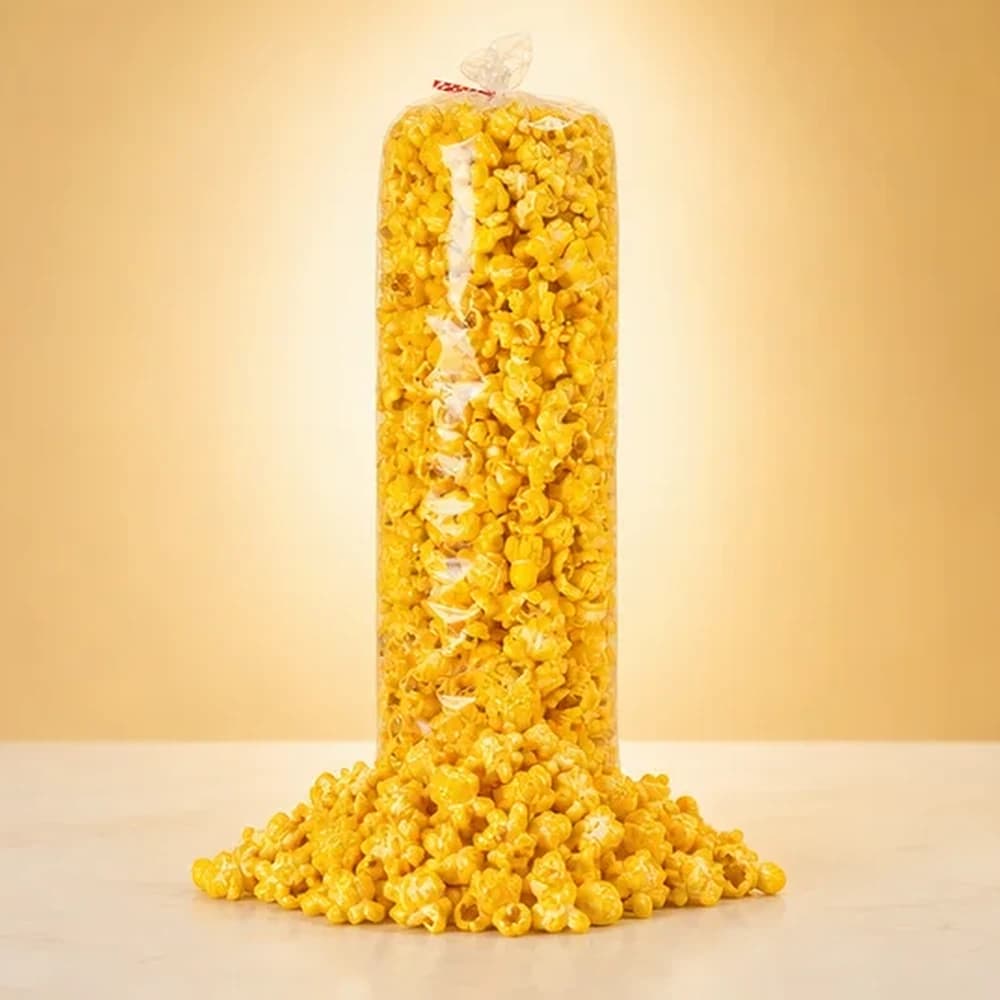 Cheddar popcorn bag
